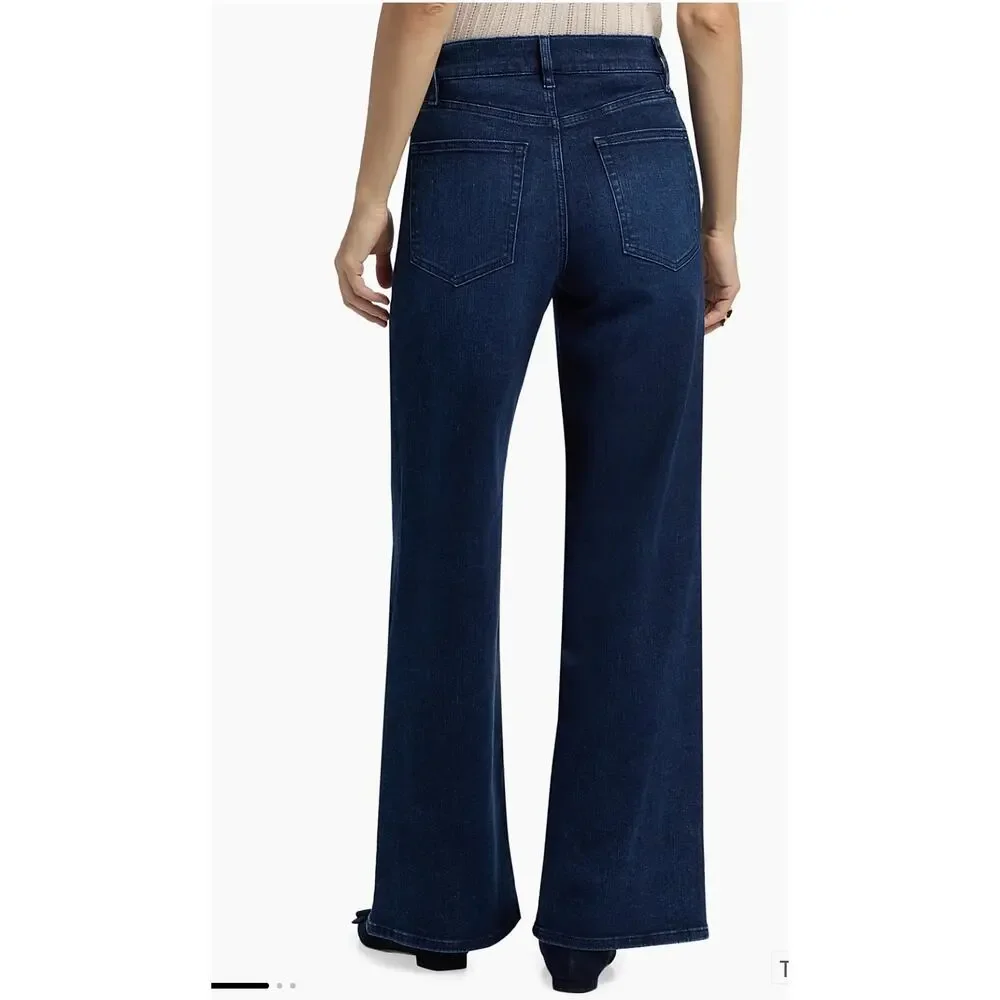 Frame Denim Le Slim Palazzo High Waist Wide Leg Denim Jeans 30